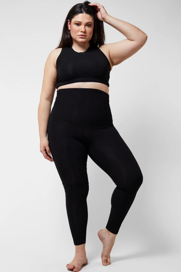 Extra Strong Compression Curve High Waisted Tummy Control Leggings Bla –  Hautier