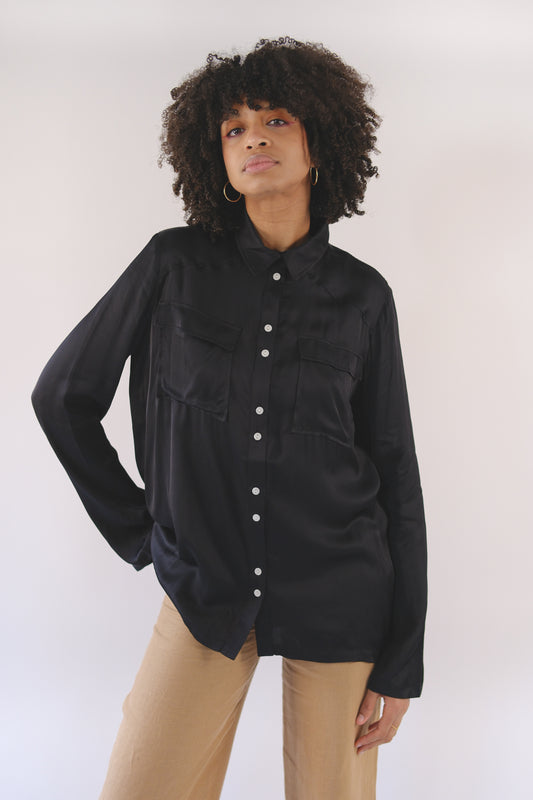 LOAN Satin Shirt